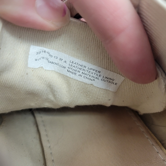 VAGABOND Corona Leather Hightop Sneaker Size 37 - Picture 6 of 13